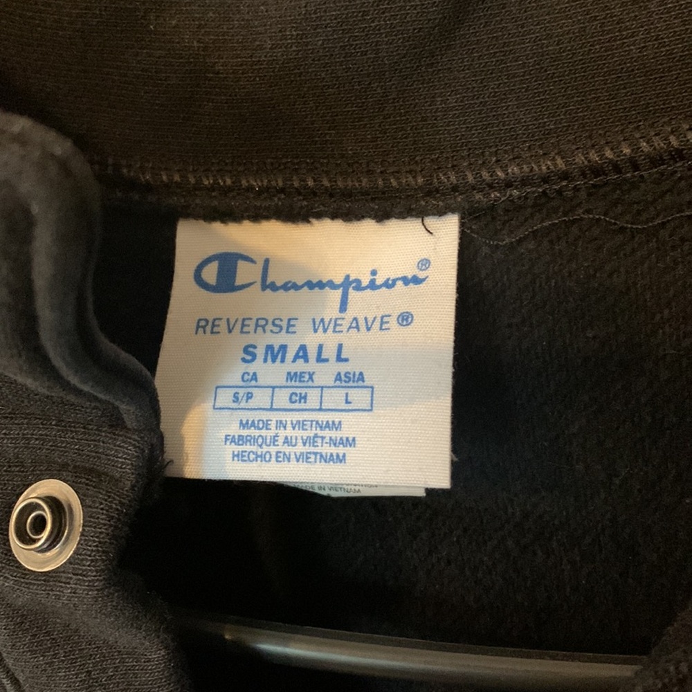 Champion Reverse Weave 3/4 Button Pull Over Sweat… - image 2